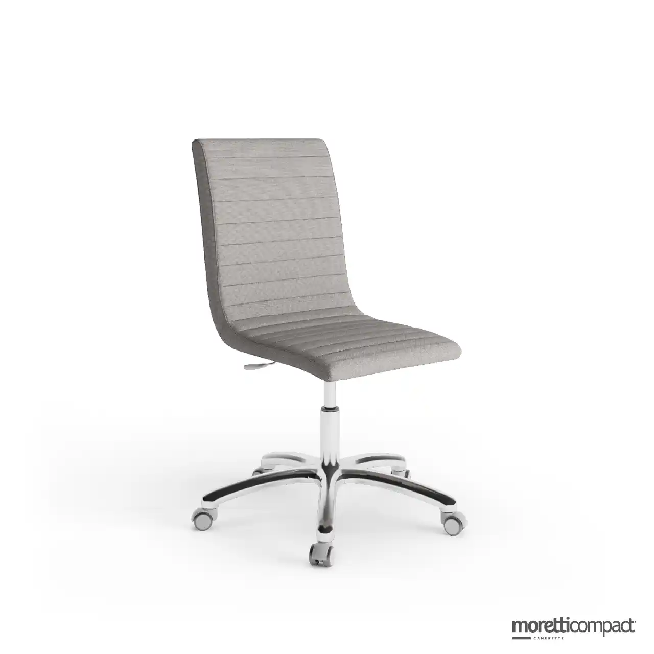 Sedia Diva imbottita (basamento Alluminio Lucido)
