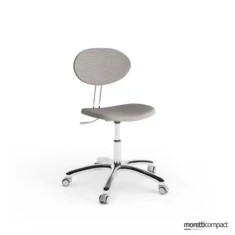 Sedia Flap imbottita (basamento Alluminio Lucido)