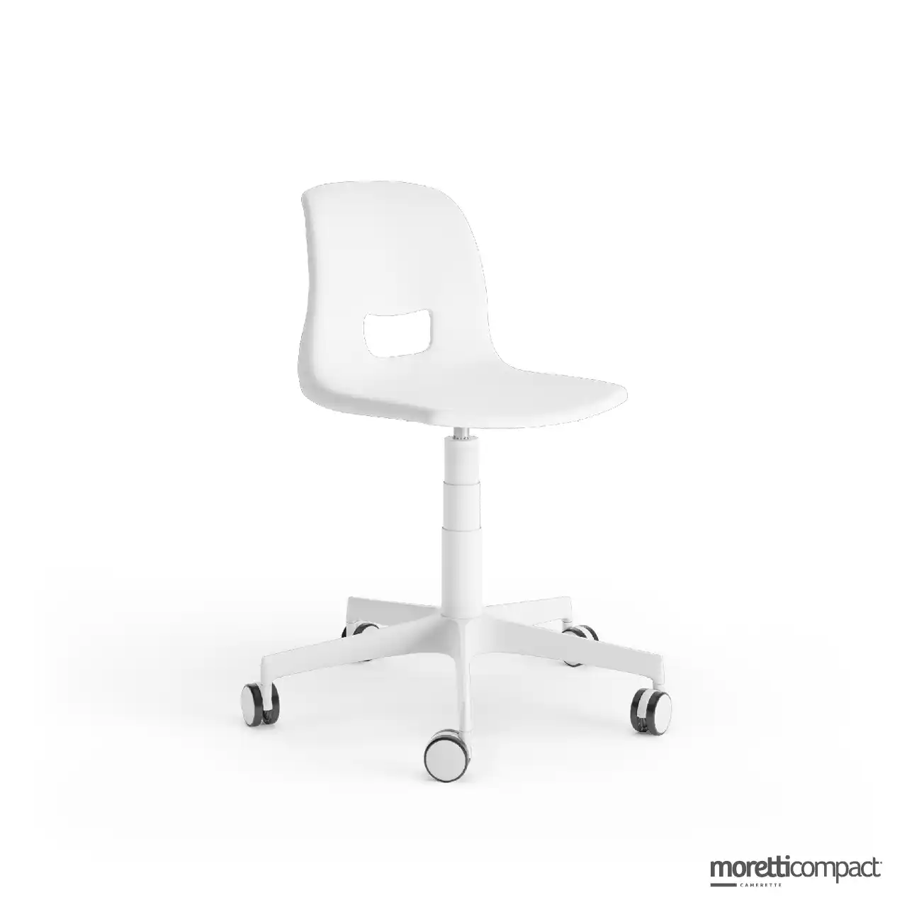 Sedia Gap con Ruote (basamento Bianco)