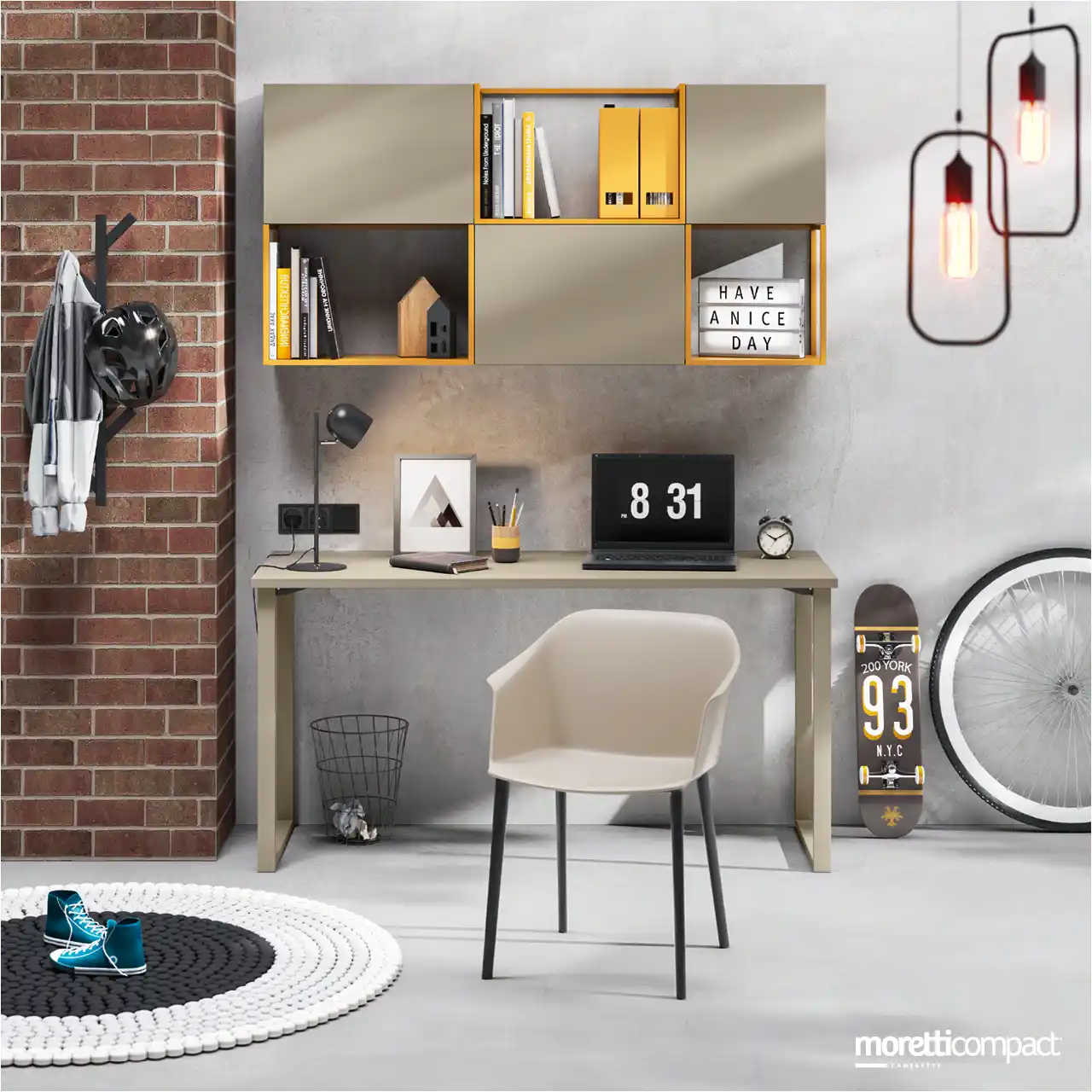 Zona studio con Airframe e Wallbox