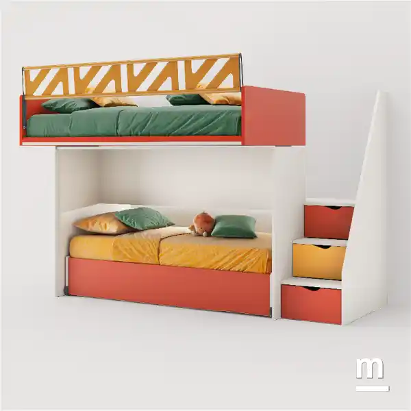 Letto superiore scorrevole