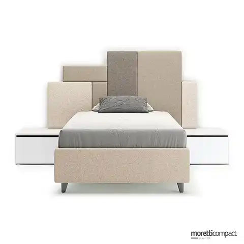 Sommier con testata Tetris