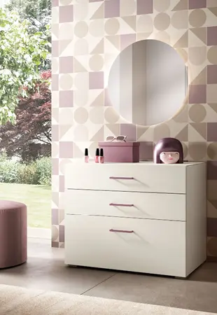 Comò Wallbox con specchiera