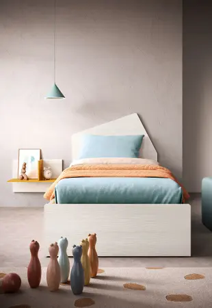 Letto contenitore con testata Iceberg