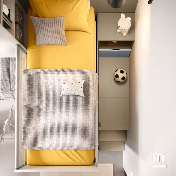 Soppalco Concept Fly con scala posteriore