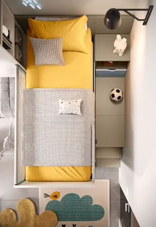 Soppalco Concept Fly con scala posteriore