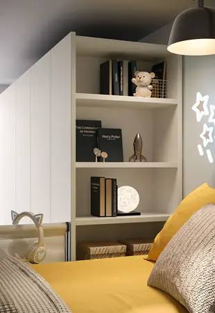 Libreria per letto superiore