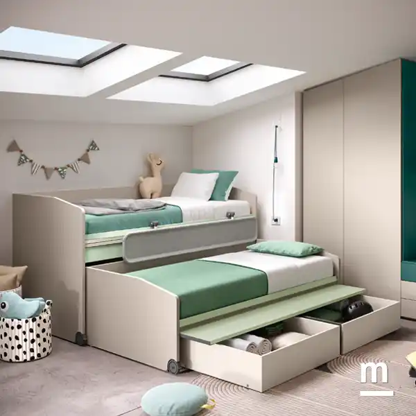 Letti Space Idea con cassettoni estraibili
