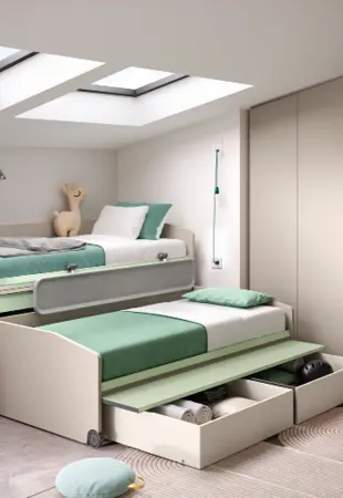 Letti Space Idea con cassettoni estraibili
