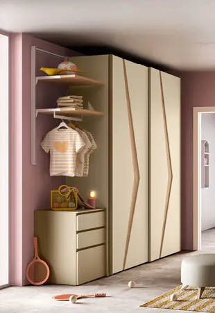 Cabina Wall con comò sottostante