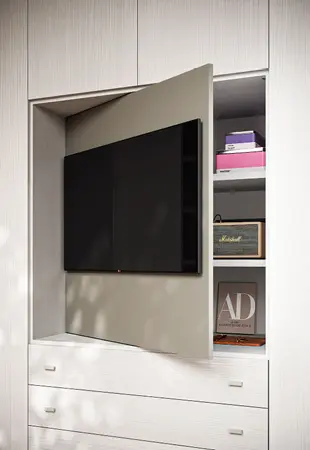 Pannello porta TV girevole