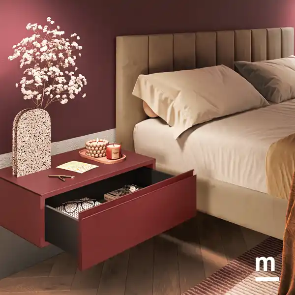 Wallbox sospeso con maniglia gola