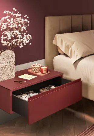 Wallbox sospeso con maniglia gola