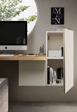Wallbox sospeso con maniglia gola