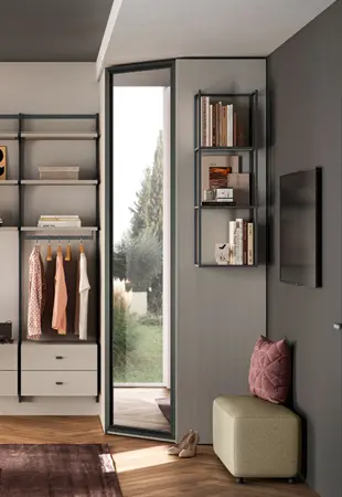 Modulo Cabina Wide con anta a specchio