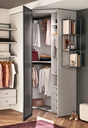 Modulo Cabina Wide con anta a specchio