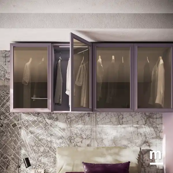 Wallbox con vetrine laccate
