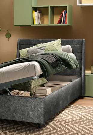 Letto con contenitore Box Side