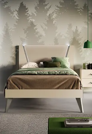 Letto con testata Wow
