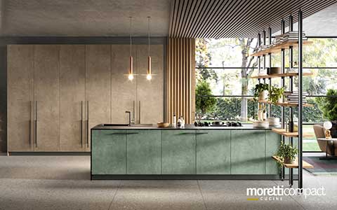 Cucina con isola modello College