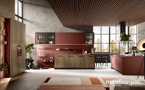 Cucina con Isola modello College