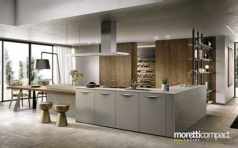 Cucina con Isola modello Moon
