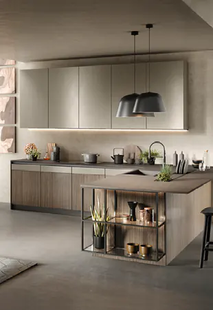 Cucina con penisola