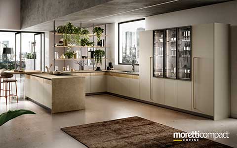 Cucina con Penisola modello Natural