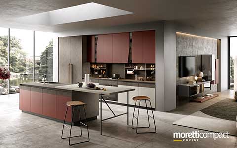 Cucina con Isola modello Natural