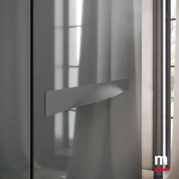 Maniglia Moon in finitura laccata opaco Ardesia