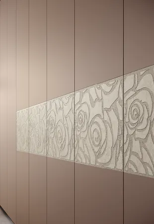 Ante con decoro Textur Rose