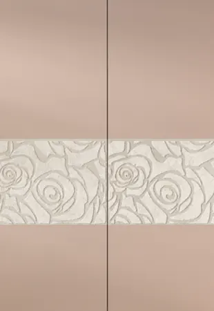 Ante con decoro Textur Rose