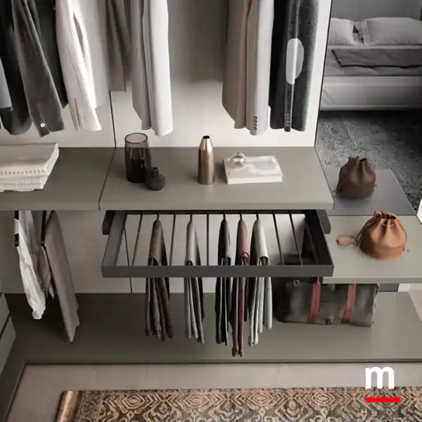 Porta pantaloni estraibile