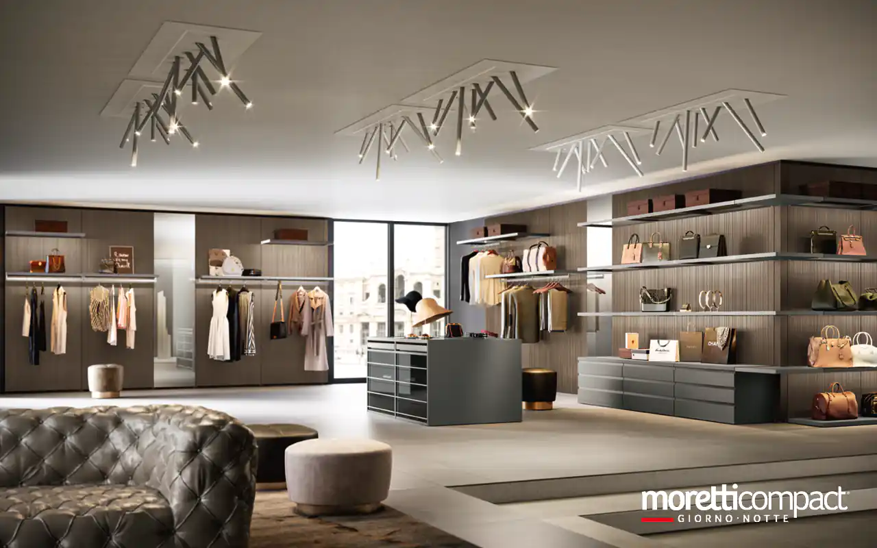 Cabina armadio Gemini in versione boutique