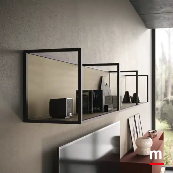 Pensili con telaio alluminio