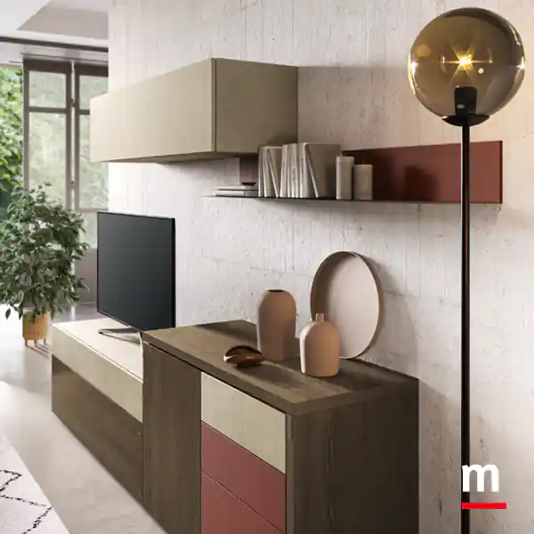 Scrivania in posizione chiusa