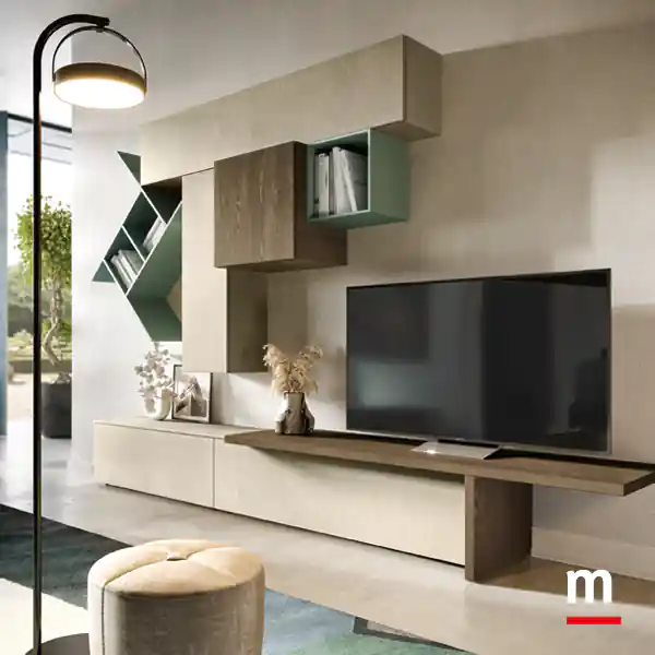 Pensile a basi con diverse profondità