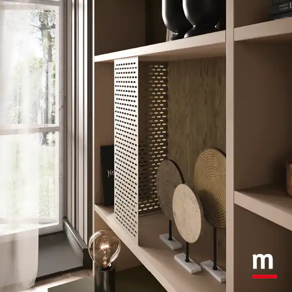 Separatore in lamiera traforata