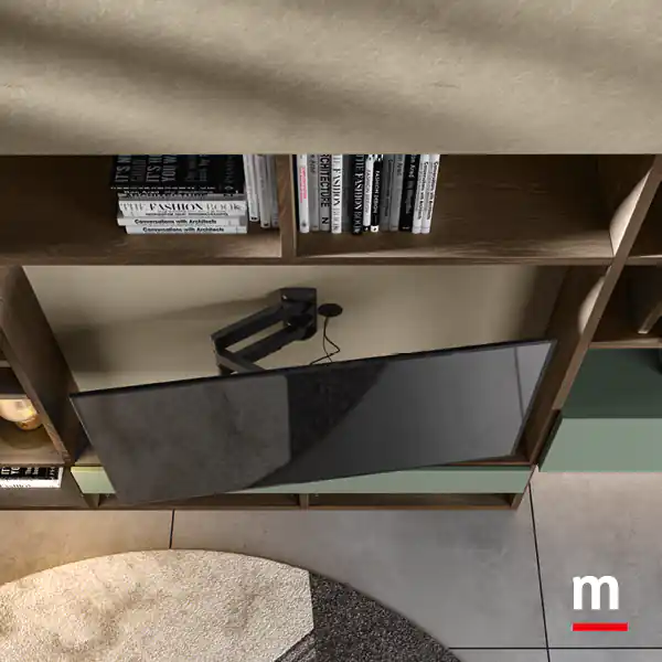 Braccio snodato porta TV