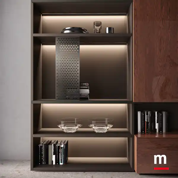 Led ad incasso su ripiani