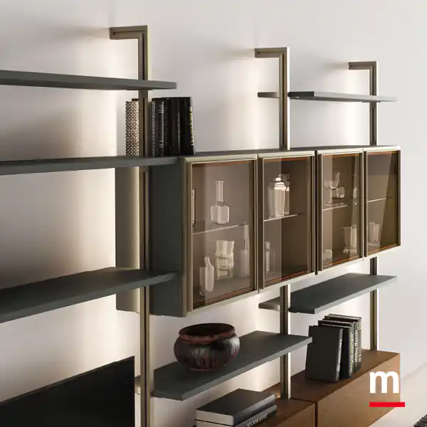 Montanti Virgo con illuminazione a led