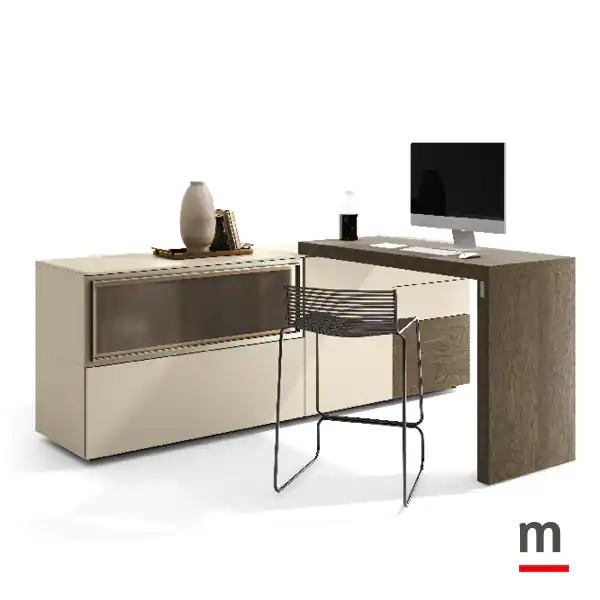 Scrittoio girevole aperto