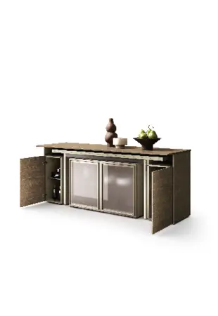 Credenza con tavolo incorporato