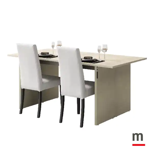 Tavolo credenza aperto