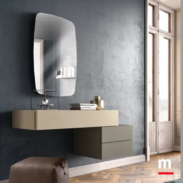 Elementi Modula con specchiera sagomata