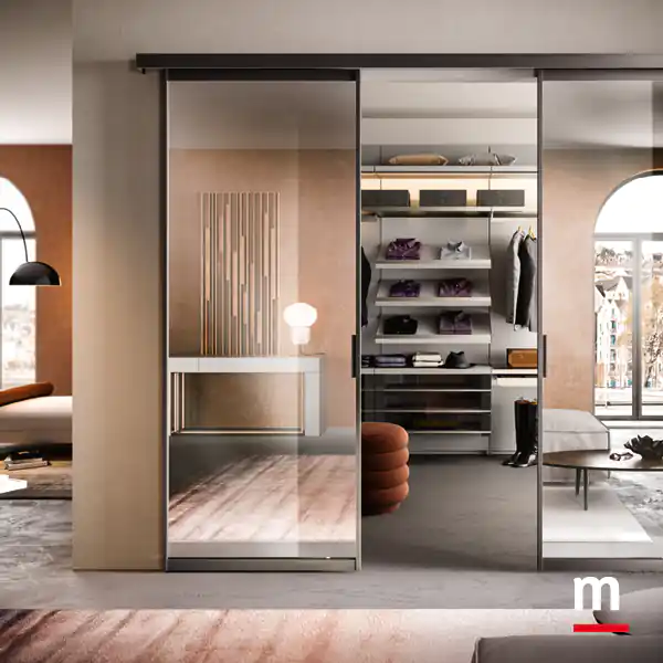 Variante con ante a specchio