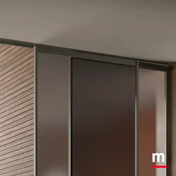 Binario incassato a soffitto