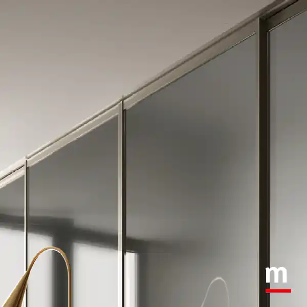 Binario incassato a soffitto