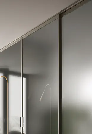 Binario incassato a soffitto