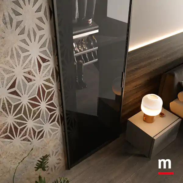 Anta in vetro Stopsol